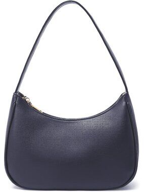 〽️Women's Dark Blue Cute Hobo Clutch Purse Zipper Closure Shoulder Tote Handbags